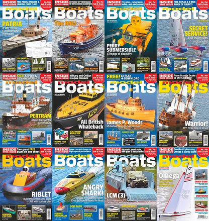 MODEL BOATS MAGAZINE COLLECTION - 100+ ISSUES ON DIGITAL PDF DVD ROM