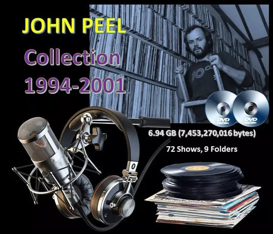 JOHN PEEL - 1994 - 2001 - Retro Old Time Radio Shows MP3 x2 DVDROM