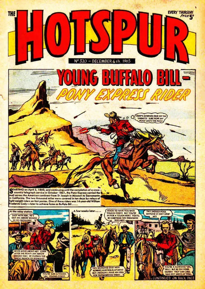 HOTSPUR COMICS - 631 FILES -  8.59 GB OF CBR FILES ON DVD - FREE POST