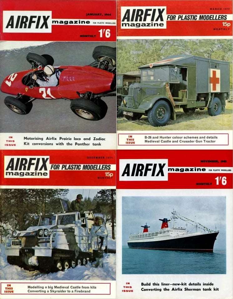 AIRFIX MAGAZINE - 321 ISSUES ON PDF FORMAT USB FREE POST AND PACKING