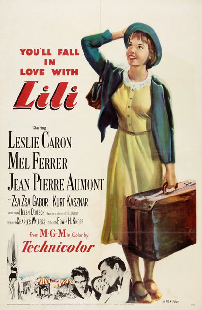 LILI (1953) Leslie Caron,Mel Ferrer - Public Domain DVD NO CASE