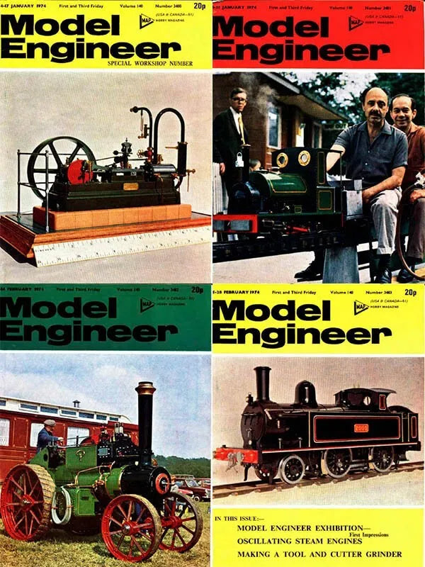 MODEL ENGINEER MAGAZINE - 1822 ISSUES ON PDF FORMAT ON USB