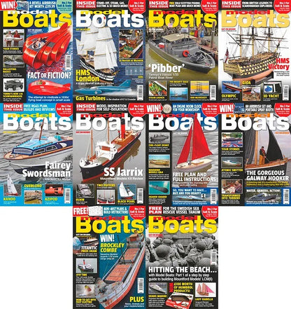 MODEL BOATS MAGAZINE COLLECTION - 100+ ISSUES ON DIGITAL PDF DVD ROM