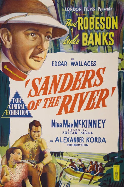 Sanders of the River  (1935) PAUL ROBESON - DVD, Public Domain DVD NO CASE