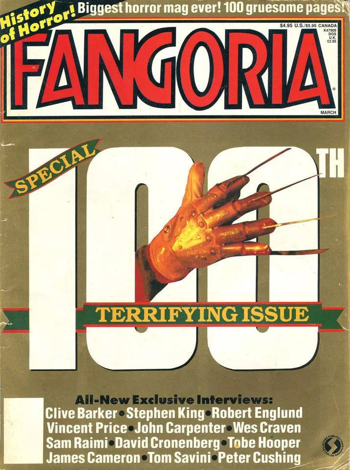 FANGORIA - RETRO MAGAZINE  1-100 CBR Format + DREAMTIME STORIES ON USB