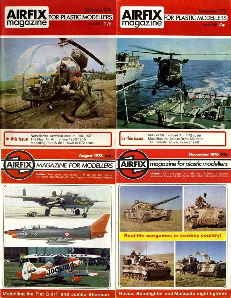 AIRFIX MAGAZINE - 321 ISSUES ON PDF FORMAT USB FREE POST AND PACKING