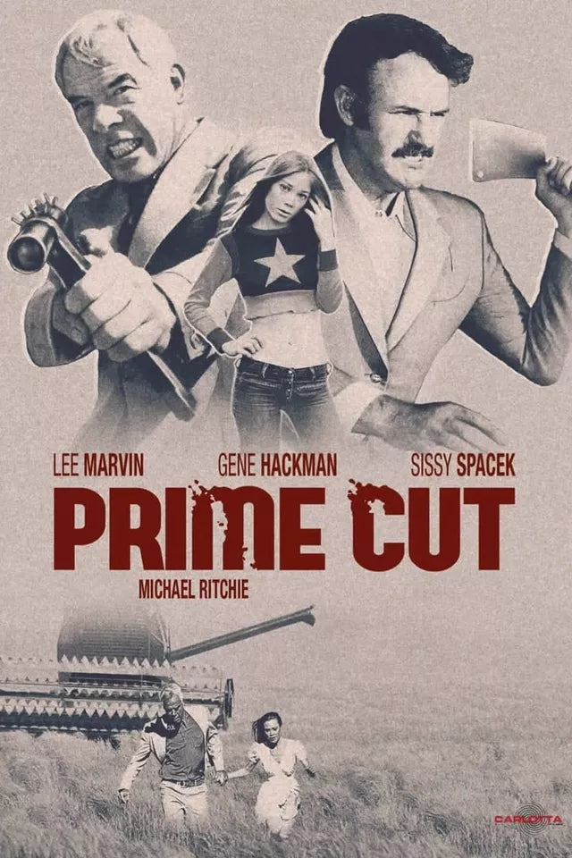 PRIME CUT (1972) Gene Hackman, Lee Marvin - Public Domain DVD NO CASE