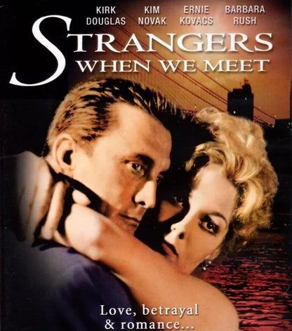 STRANGERS WHEN WE MEET (1960) -  Kirk Douglas,Kim Novak,Walter Matthau  - PUBLIC DOMAIN DVD ONLY NO CASE