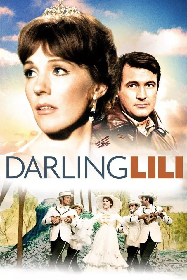 DARLING LILI (1970) Julie Andrews, Rock Hudson - Public Domain Movie Disc only