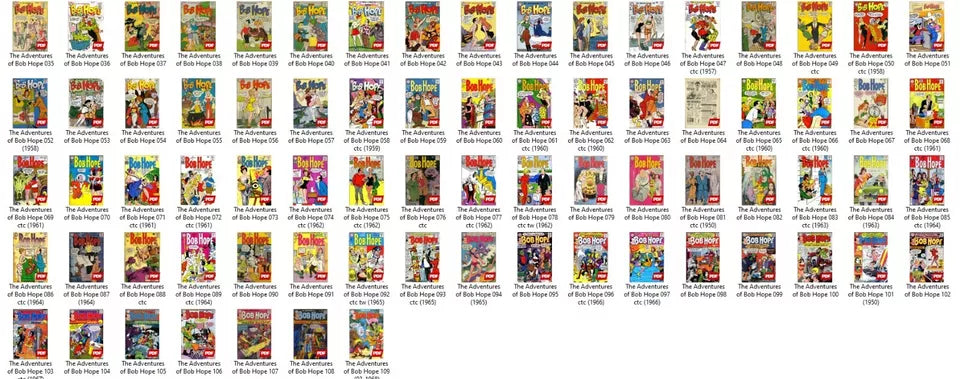 BOB HOPE - 139 Old Time Radio Shows + 109 Comics MP3 & PDF USB FREE P&P