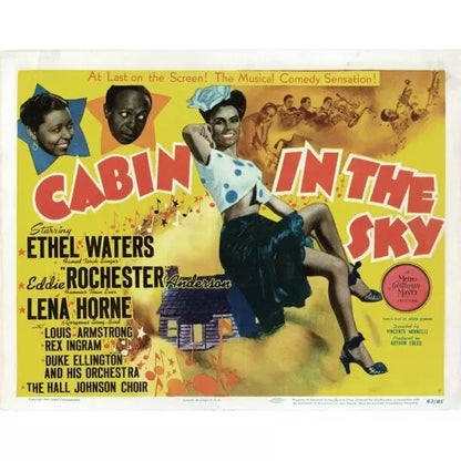 CABIN IN THE SKY  (1943) Ethel Waters , DVD - Public Domain DVD NO CASE