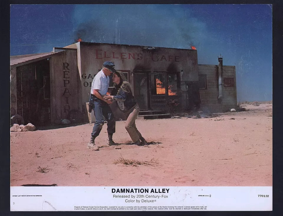 DAMNATION ALLEY (1977) Jan-Michael Vincent, Public Domain DVD NO CASE