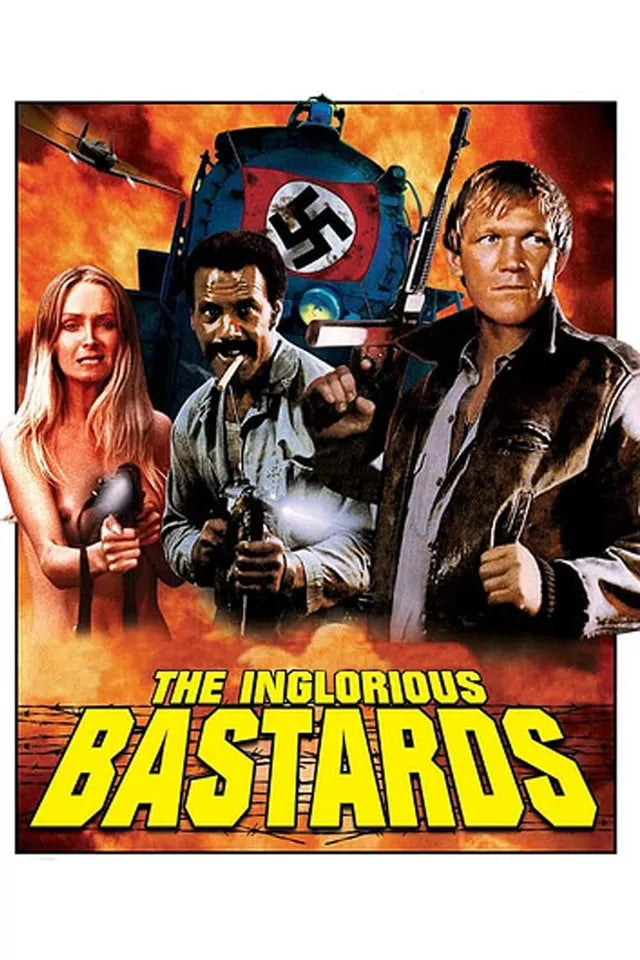 INGLORIOUS BASTARDS  (1978) Bo Svenson - Public Domain DVD NO CASE RARE !