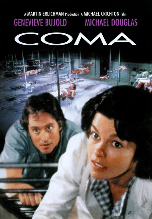 COMA (1978) Starring - Geneviève Bujold, Michael Douglas, Richard Widmark - PUBLIC DOMAIN DVD ONLY NO CASE