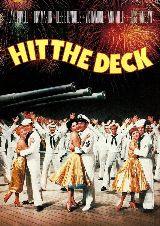 HIT THE DECK (1955) Debbie Reynolds - Public Domain Movie DVD NO CASE