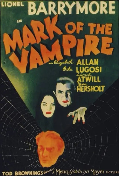 MARK OF THE VAMPIRE (1935) LIONEL BARRYMORE - Public Domain DVD NO CASE