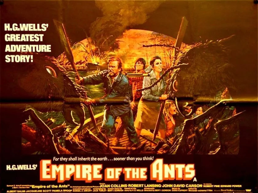 EMPIRE OF THE ANTS  (1977) Joan Collins - DVD, Public Domain DVD NO CASE