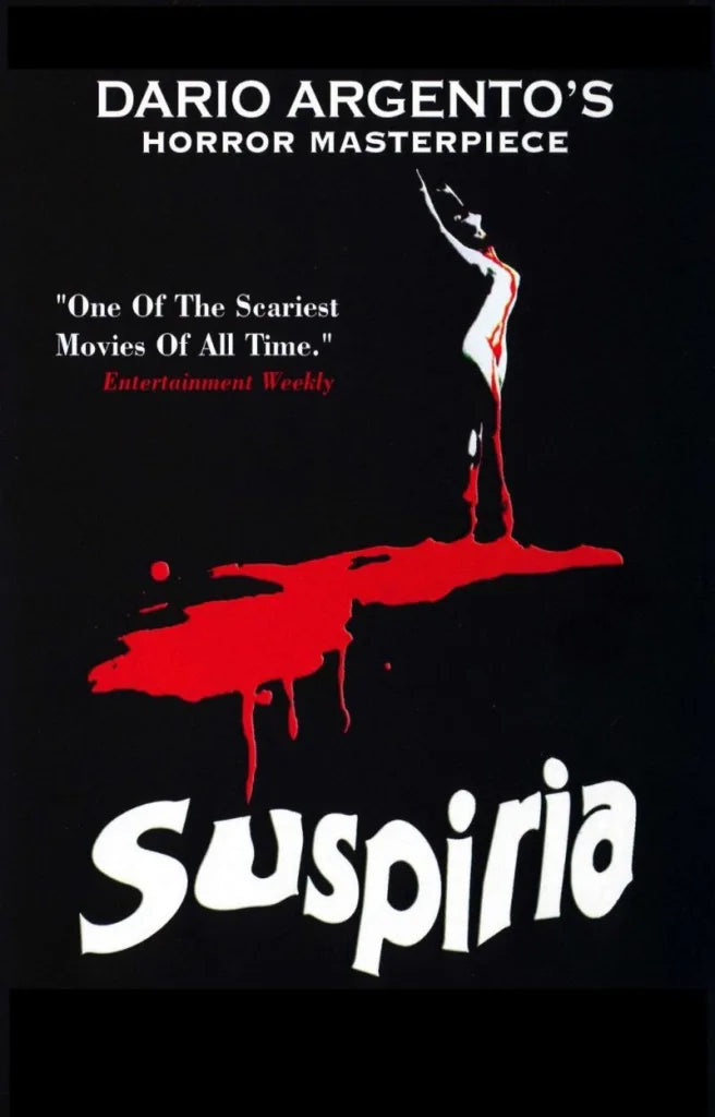 SUSPIRIA (1977) Jessica Harper,Stefania Casini,Flavio Bucci,Miguel Bosé,- Public Domain DVD NO CASE