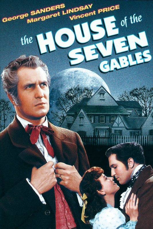 THE HOUSE OF THE SEVEN GABLES (1940) George Sanders,Margaret Lindsay,Vincent Price - Public Domain DVD NO CASE RARE !