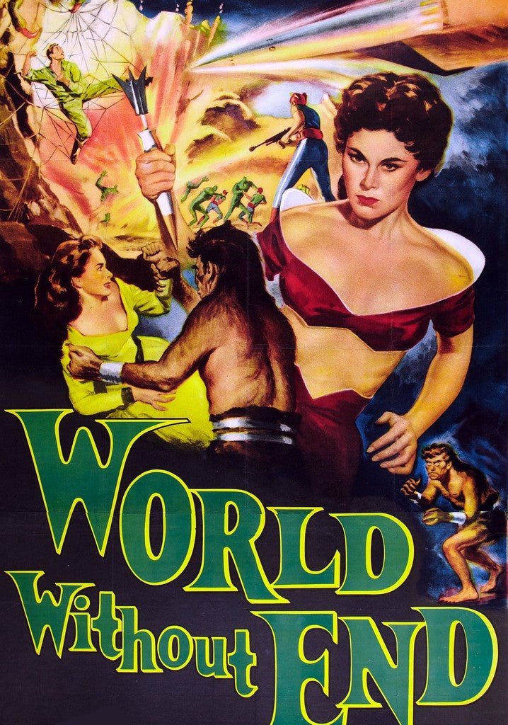 WORLD WITHOUT END (1956) Hugh Marlowe,Nancy Gates - Public Domain DVD NO CASE